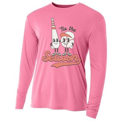 Baseball Mom Cooling Performance Long Sleeve Crew