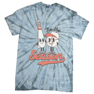 Baseball Mom Tie-Dye T-Shirt