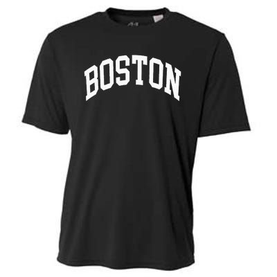 Boston Massachusetts Cooling Performance Crew T-Shirt