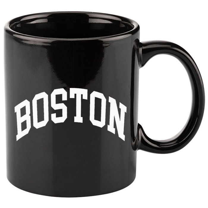 Boston Massachusetts 11oz C Handle Ceramic Mug