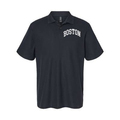 Boston Massachusetts Softstyle Adult Sport Polo