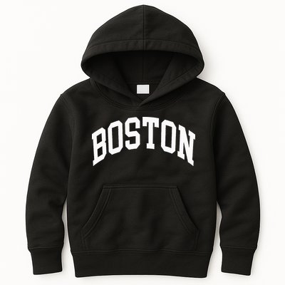 Boston Massachusetts Kids Hoodie