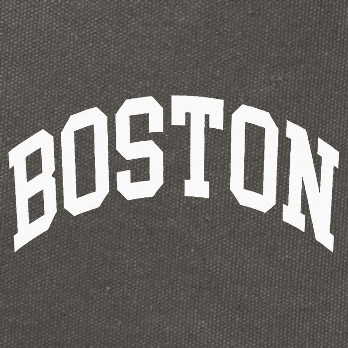 Boston Massachusetts Cotton Canvas Backpack