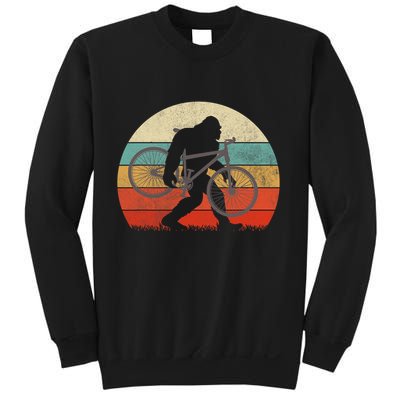 Bigfoot Mountain Bike Funny Mtb Biking Cycling Sasquatch Sweatshirt