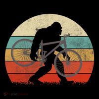 Bigfoot Mountain Bike Funny Mtb Biking Cycling Sasquatch T-Shirt
