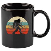 Bigfoot Mountain Bike Funny Mtb Biking Cycling Sasquatch 11oz C Handle Ceramic Mug