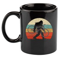 Bigfoot Mountain Bike Funny Mtb Biking Cycling Sasquatch 11oz C Handle Ceramic Mug