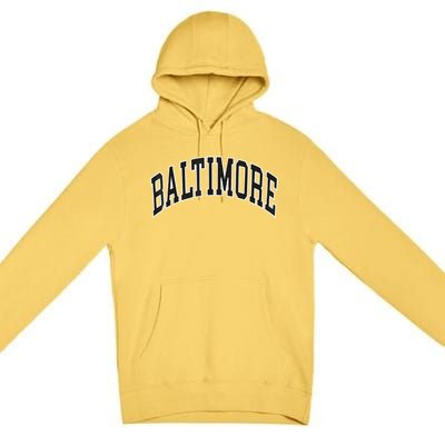 Baltimore Maryland Premium Pullover Hoodie