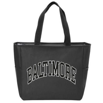 Baltimore Maryland Zip Tote Bag