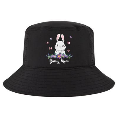 Bunny Mom Butterfly Rabbit Mama Rabbit Lovers Funny Gift Cool Comfort Performance Bucket Hat