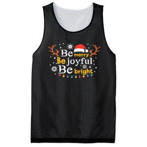 Be Merry Be Joyful Be Bright Mesh Reversible Basketball Jersey Tank