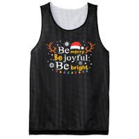 Be Merry Be Joyful Be Bright Mesh Reversible Basketball Jersey Tank