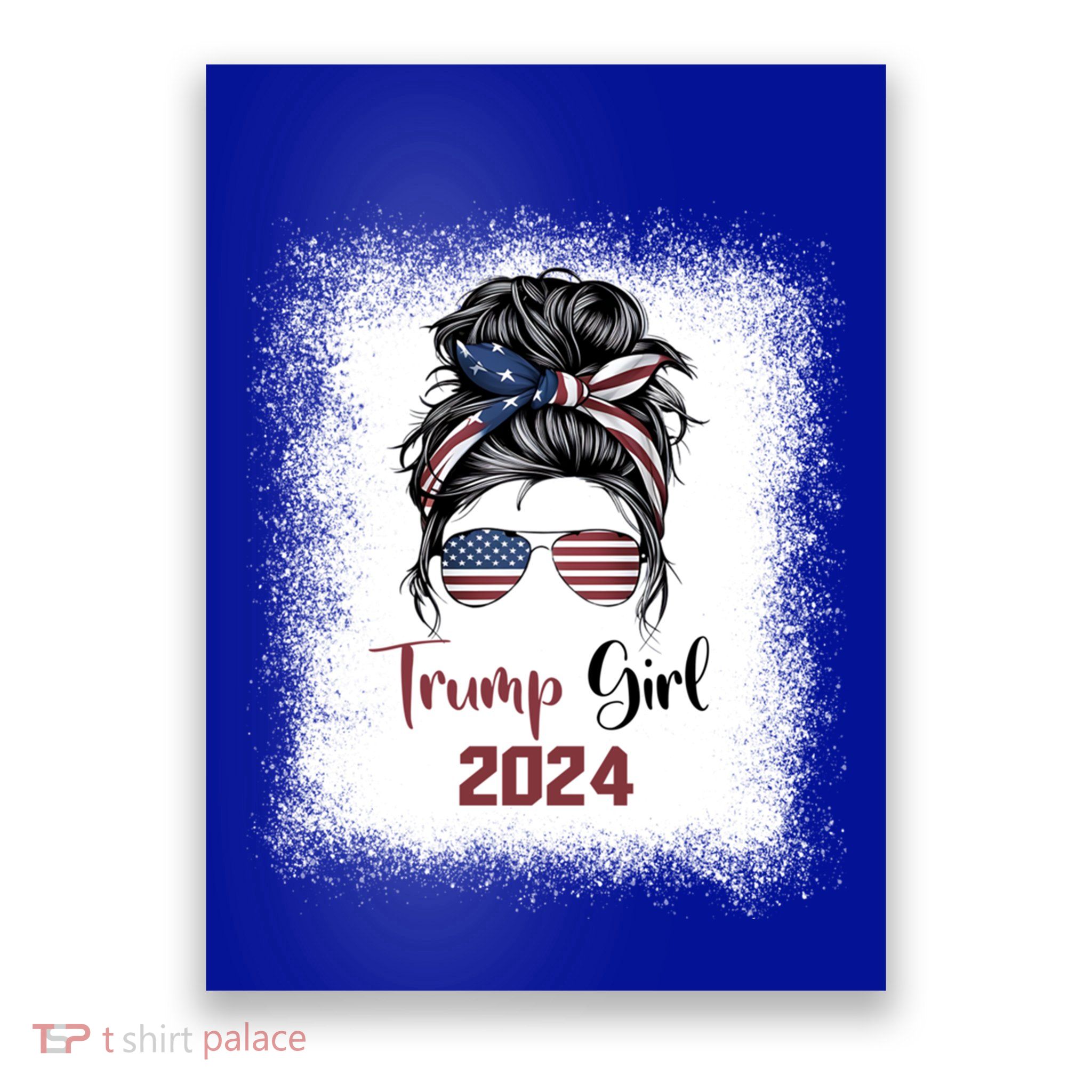 Bleached Messy Bun Trump Gift Poster