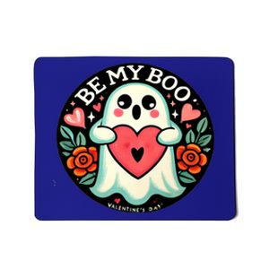 Be My Boo ValentineS Day Ghost Illustration Gift Mousepad