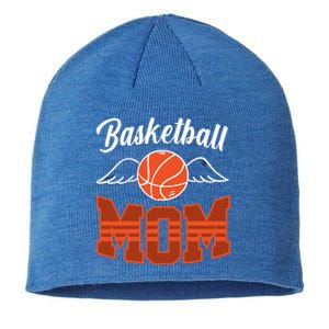 Basketball Mom Basketball Game Mother Mama Basketball Cool Gift Sustainable Beanie