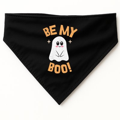 Be My Boo! Cute Shy Funny Halloween Ghost Funny Gift USA-Made Doggie Bandana