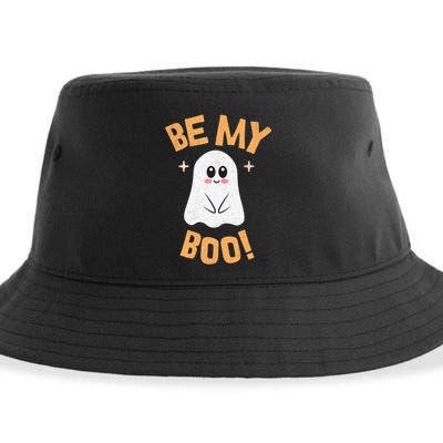 Be My Boo! Cute Shy Funny Halloween Ghost Funny Gift Sustainable Bucket Hat