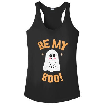 Be My Boo! Cute Shy Funny Halloween Ghost Funny Gift Ladies PosiCharge Competitor Racerback Tank