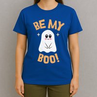 Be My Boo! Cute Shy Funny Halloween Ghost Funny Gift T-Shirt