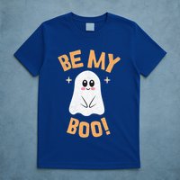 Be My Boo! Cute Shy Funny Halloween Ghost Funny Gift T-Shirt