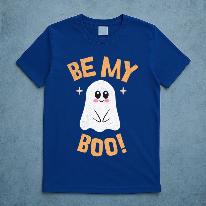 Be My Boo! Cute Shy Funny Halloween Ghost Funny Gift T-Shirt