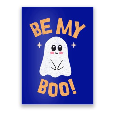 Be My Boo! Cute Shy Funny Halloween Ghost Funny Gift Poster