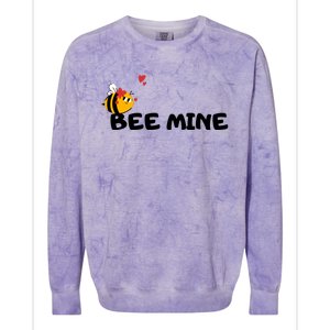 Bee Mine Bees Valentine Colorblast Crewneck Sweatshirt