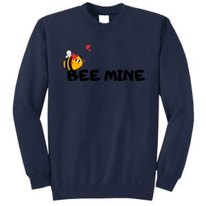 Bee Mine Bees Valentine Tall Sweatshirt