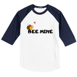 Bee Mine Bees Valentine Baseball Sleeve Shirt