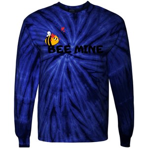 Bee Mine Bees Valentine Tie-Dye Long Sleeve Shirt