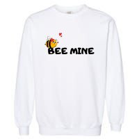 Bee Mine Bees Valentine Garment-Dyed Sweatshirt