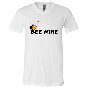 Bee Mine Bees Valentine V-Neck T-Shirt