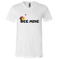 Bee Mine Bees Valentine V-Neck T-Shirt