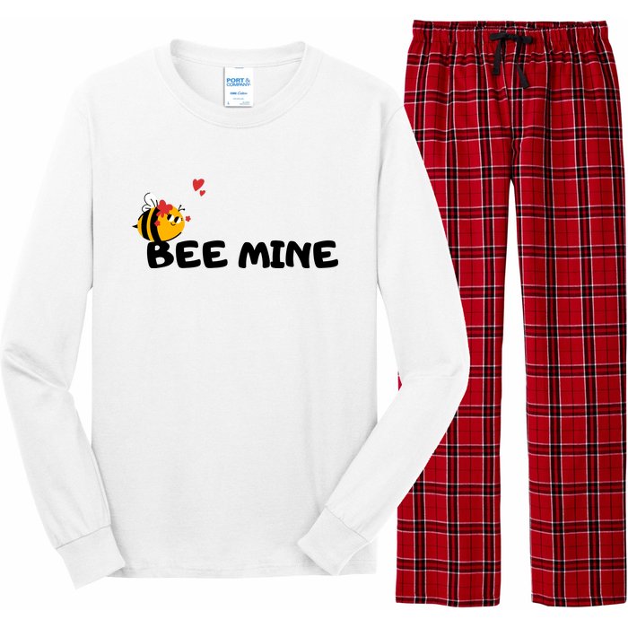 Bee Mine Bees Valentine Long Sleeve Pajama Set