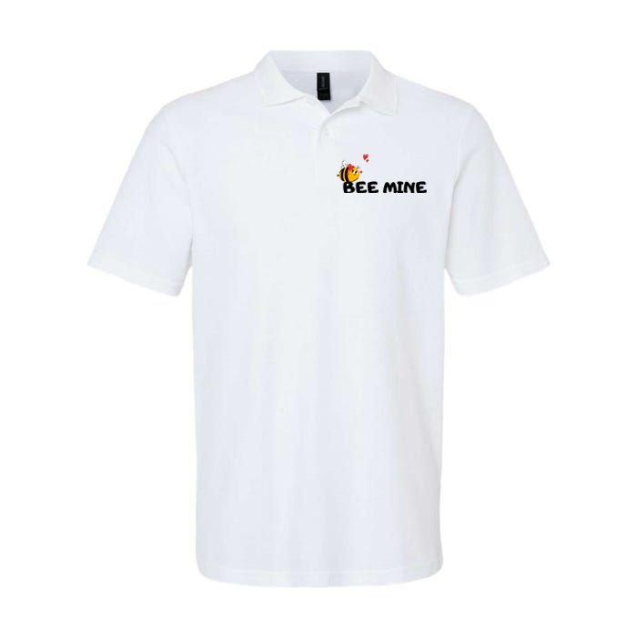 Bee Mine Bees Valentine Softstyle Adult Sport Polo