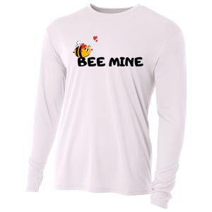 Bee Mine Bees Valentine Cooling Performance Long Sleeve Crew