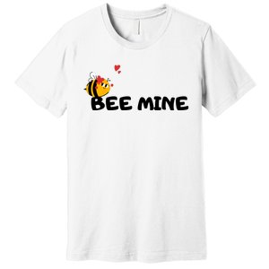 Bee Mine Bees Valentine Premium T-Shirt