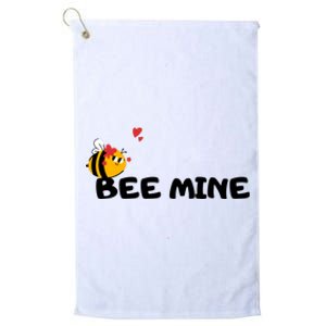 Bee Mine Bees Valentine Platinum Collection Golf Towel