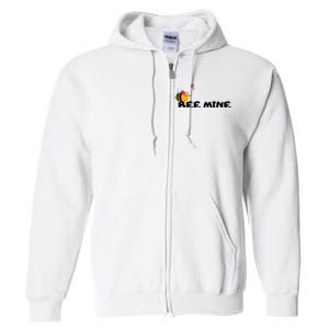 Bee Mine Bees Valentine Full Zip Hoodie