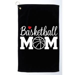 Basketball Mom Basketball Mom Life Game Day Cheer Mom Funny Gift Platinum Collection Golf Towel