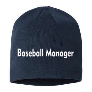 Baseball Manager Sustainable Beanie