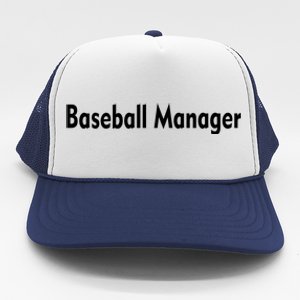 Baseball Manager Trucker Hat