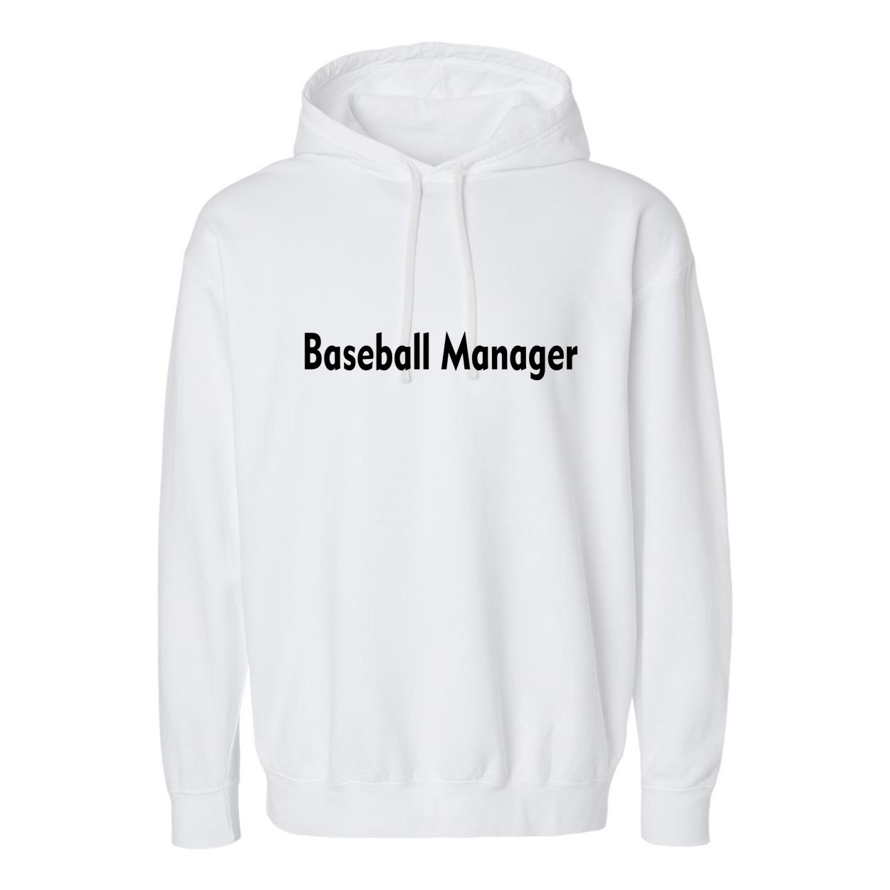 Baseball Manager Garment-Dyed Fleece Hoodie