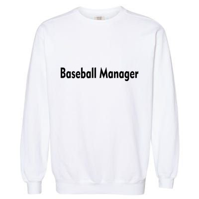 Baseball Manager Garment-Dyed Sweatshirt