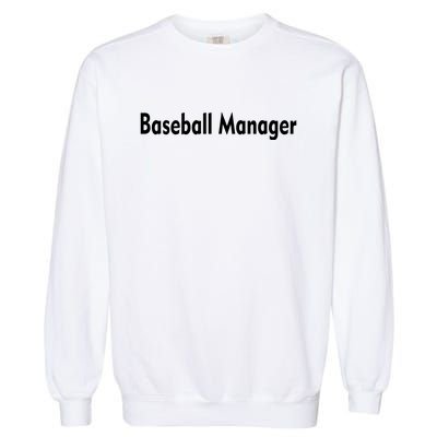 Baseball Manager Garment-Dyed Sweatshirt