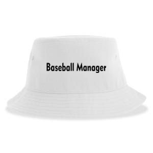 Baseball Manager Sustainable Bucket Hat