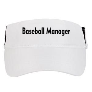 Baseball Manager Adult Drive Performance Visor