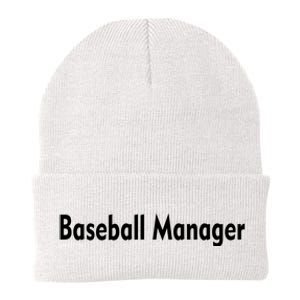 Baseball Manager Knit Cap Winter Beanie