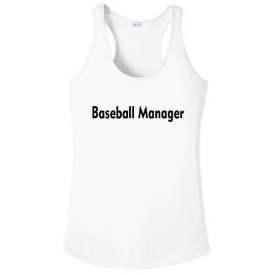 Baseball Manager Ladies PosiCharge Competitor Racerback Tank