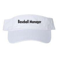 Baseball Manager Valucap Bio-Washed Visor